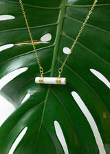 Mango+Moose: Marble Cylinder Necklace