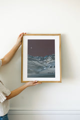 Art By Lopsang: A View from Singe La Pass (Red)