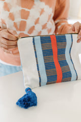 Mango+Moose: Woven Tassel Clutch