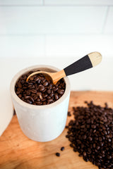 Mango+Moose: Wooden Scoop Black/Gold