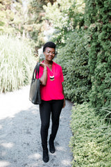 Mango+Moose: Chevron Patterned Brass Necklace