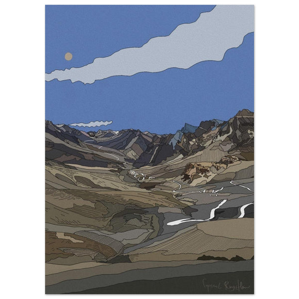 Art By Lopsang: A View from Singe La Pass