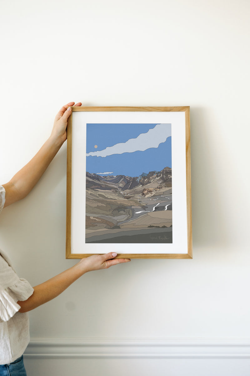 Art By Lopsang: A View from Singe La Pass
